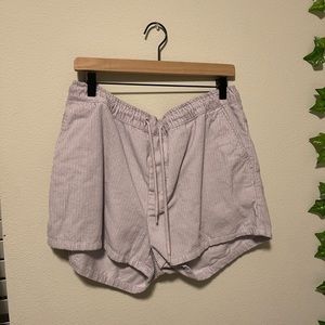 purple shorts